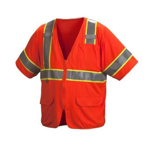 Pyramex RVZ3520XL Hi-vis orange safety vest size extra large - Moutools