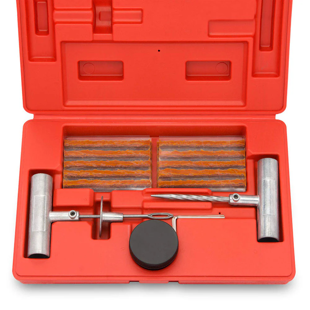 Tooluxe 50002L 35 Piece Universal Tire Repair Kit - Moutools