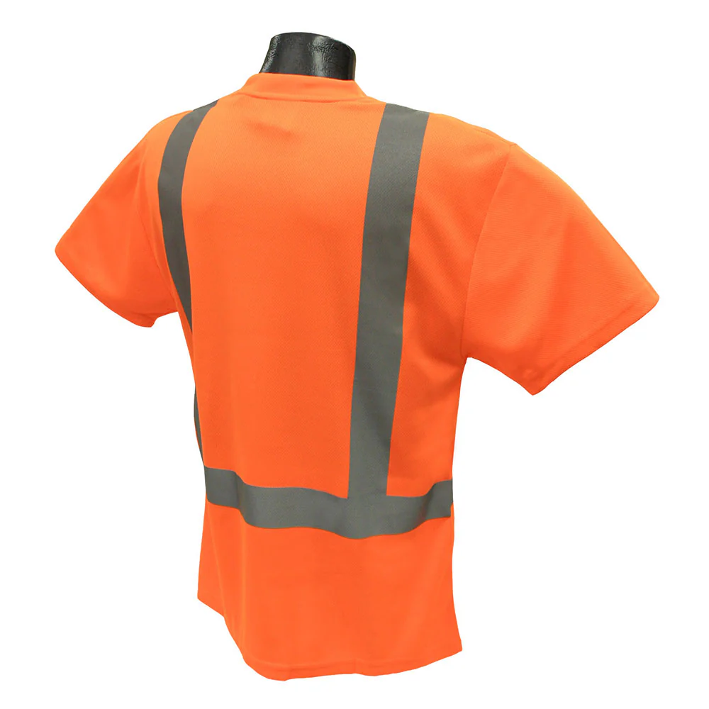 Radians ST11-2POS-2XL Class 2 High Visibility Safety T-Shirt w Max-Dri, XXL - Moutools