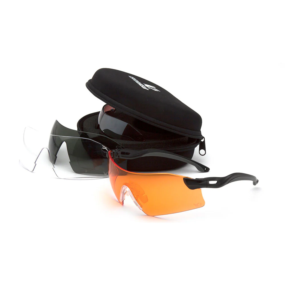 Pyramex VGSB88KIT Dropzone Kit with 3 Replacement Lenses - Moutools