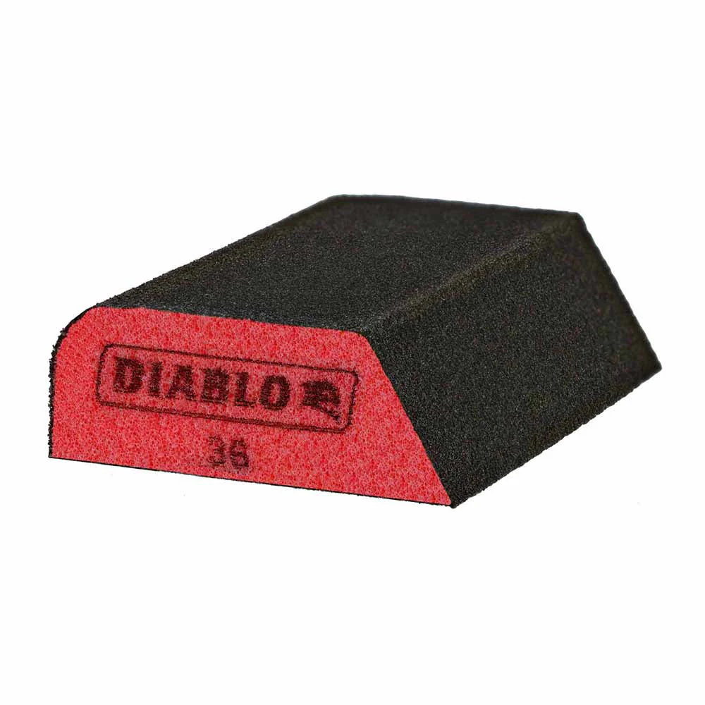 Diablo DFBCOMBCRS01G Dual-Edge 36-Grit (Ultra Coarse) Sanding Sponge - Moutools