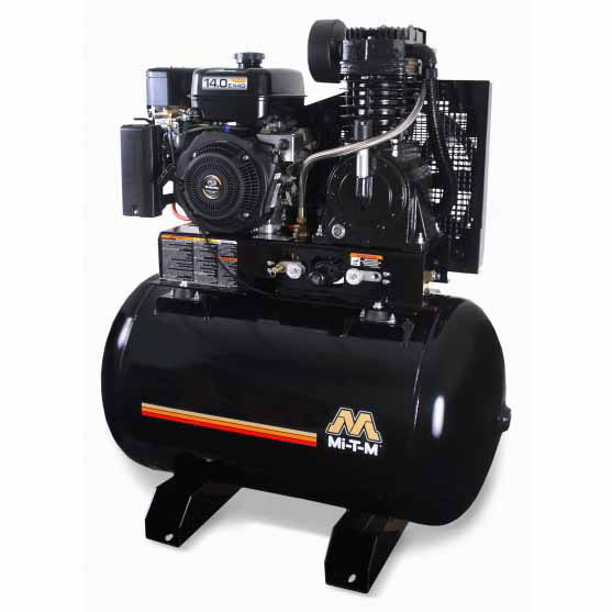 Mi-T-M ABS-13H-80H 80-Gallon Two Stage Gasoline Air Compressor - Moutools