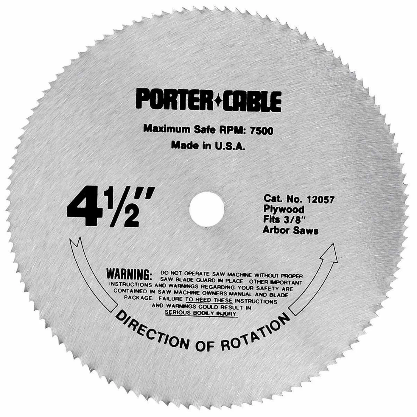 Porter Cable 12057 Circular Saw Blade, 4-1/2