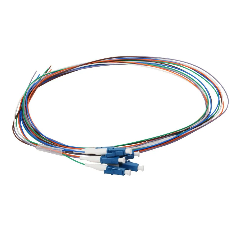 Cleerline PT-LC06-SM-1M 06 Fiber Pigtails, LC/UPC, 900 Micrometer, 9 Micrometer OS2, 1 m - Moutools