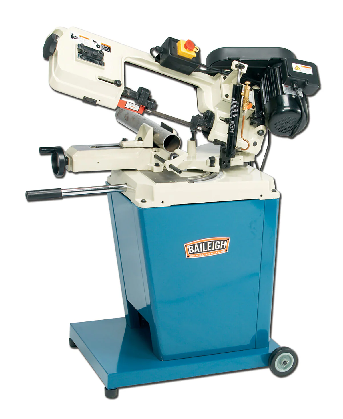 Baileigh Industrial BA9-1001095 Portable Metal Cutting Band Saw BS-128M - Moutools