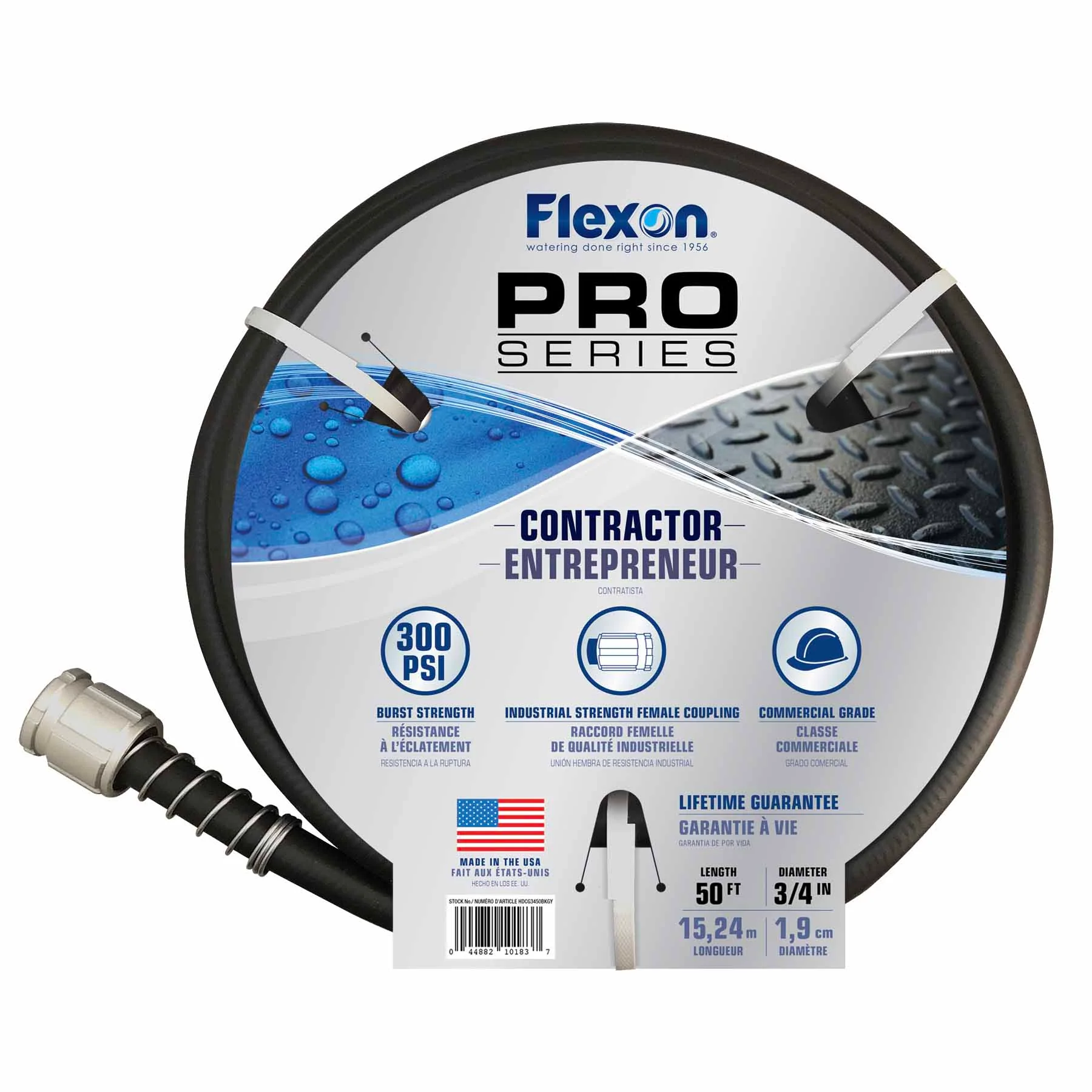 Flexon HDCG3450BKGY 50ft, 3/4