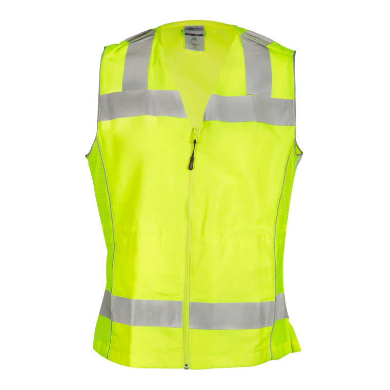 ML Kishigo 1521-S S Lime Premium Brilliant Series Ladies Fitted Vest - Moutools