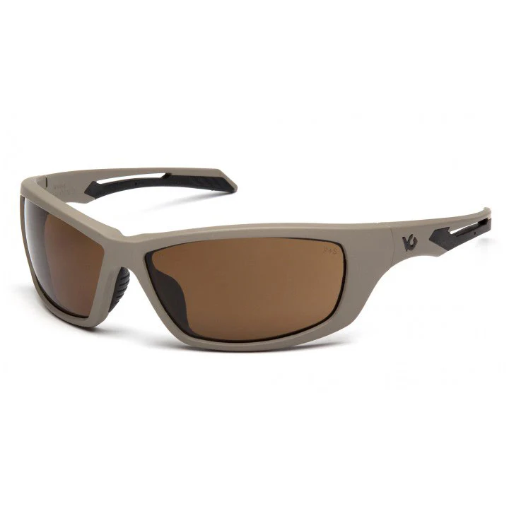 Pyramex VGST1318T Howitzer - Tan Frame/Bronze Anti-Fog Lens - Moutools