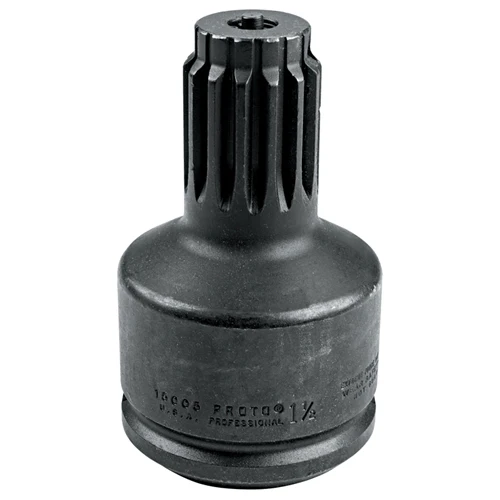 Proto J15005 1-1/2 Drive 1-1/2 Sq.F X No.5 Spline M Impact Socket Adapter - Moutools