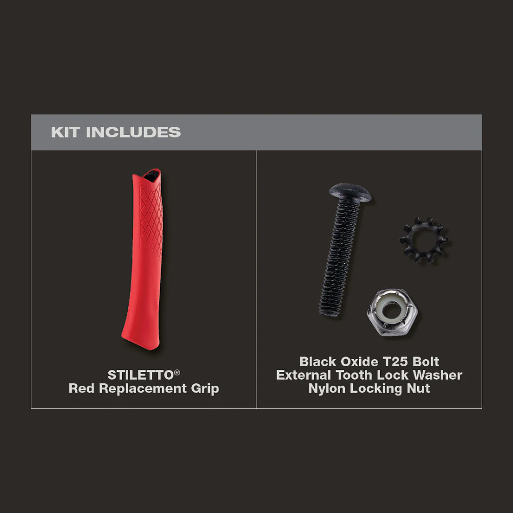 Stiletto TBRG-R Red Replacement Grip - Moutools