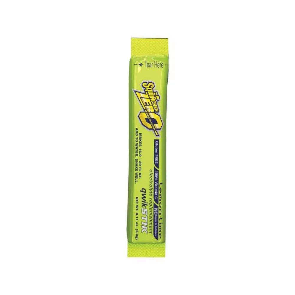 Sqwincher 159060106 Qwik Stik Lemon Lime Sugar Free 20oz - Moutools
