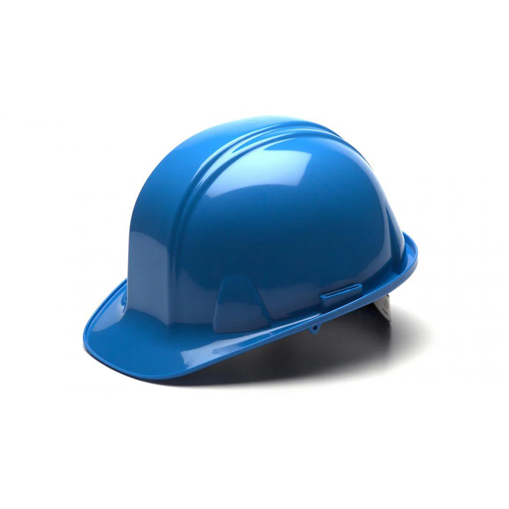 Pyramex HP14062 SL Series Hard Hat Std Shell 4 Pt, Snap Lock Suspension Blue - Moutools