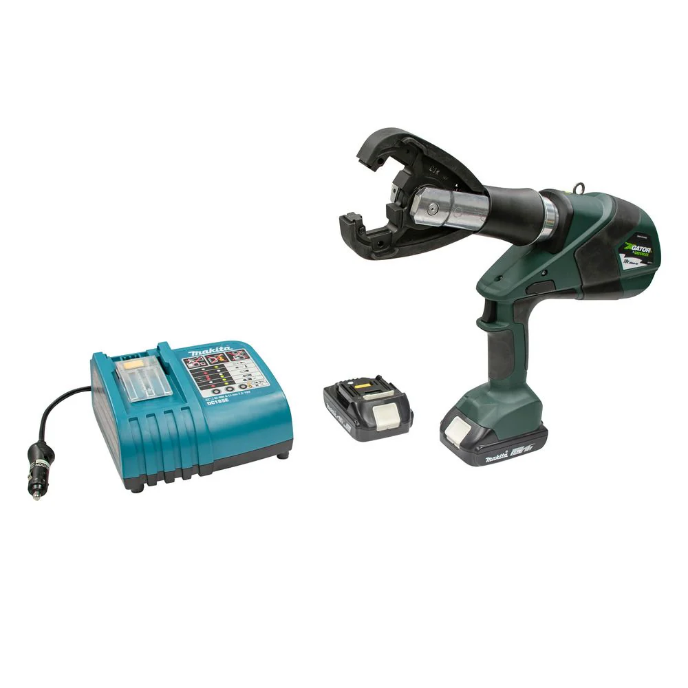 Greenlee EK425PLXK12 EK425 PLX 6 Ton, Kearney Profile Crimper, 2.0Ah Battery, 12V Charger - Moutools