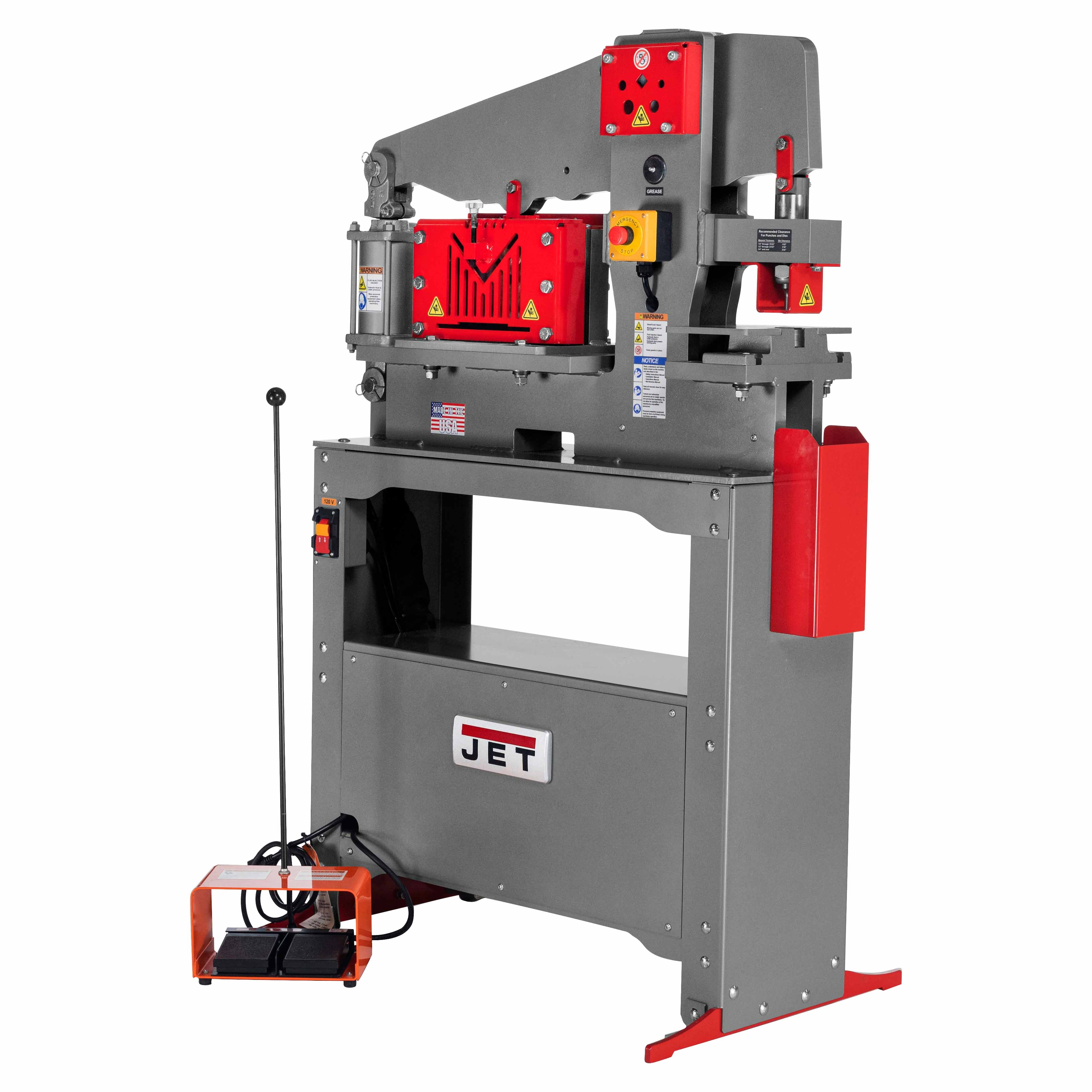 Jet JT9-756100 JIW-45T 45 Ton Ironworker - Moutools