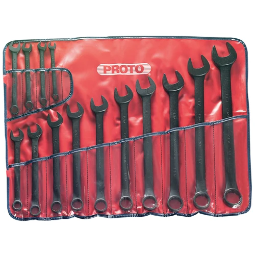 Proto J1200FBASD 14 Pc. ProtoBlack™ Combination ASD Wrench Set - 12 Point - Moutools