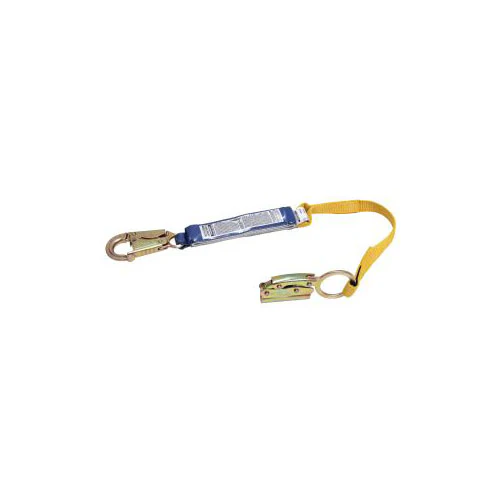 Werner L210101 3' Manual Rope Adjuster w Shock Absorb Lanyard for 5/8