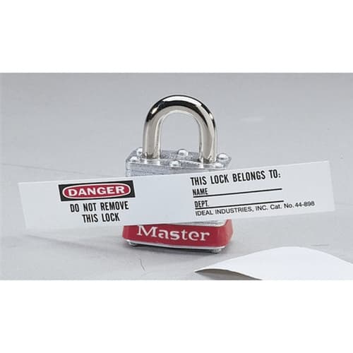 IDEAL 44-898 Vinyl Lock Labels And Overlaminates - Moutools