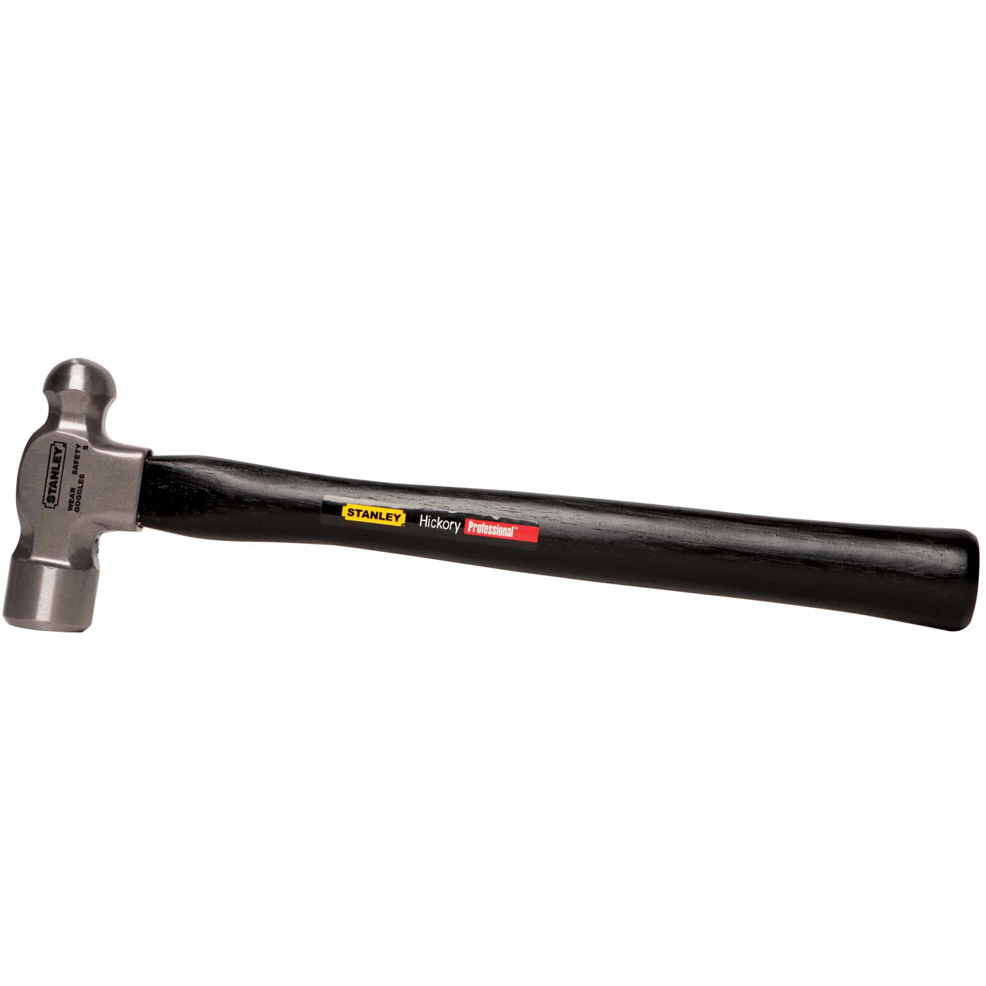 Stanley 54-024 Hickory Handle Ball Pein Hammer – 24 Oz - Moutools