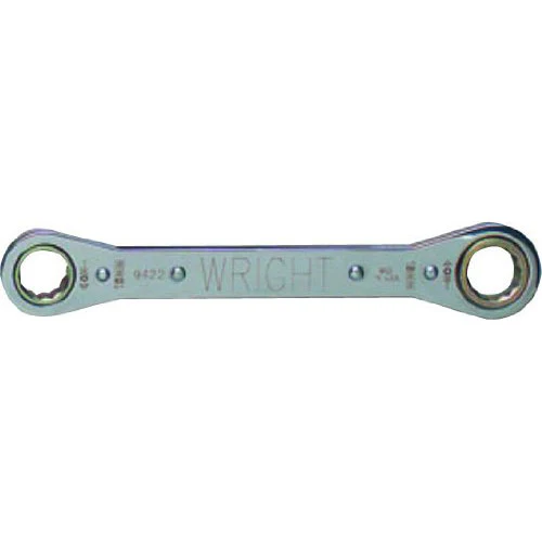 Wright Tool 9423 Ratcheting Double Box Wrench 12 Point - 19mm x 21mm - Moutools