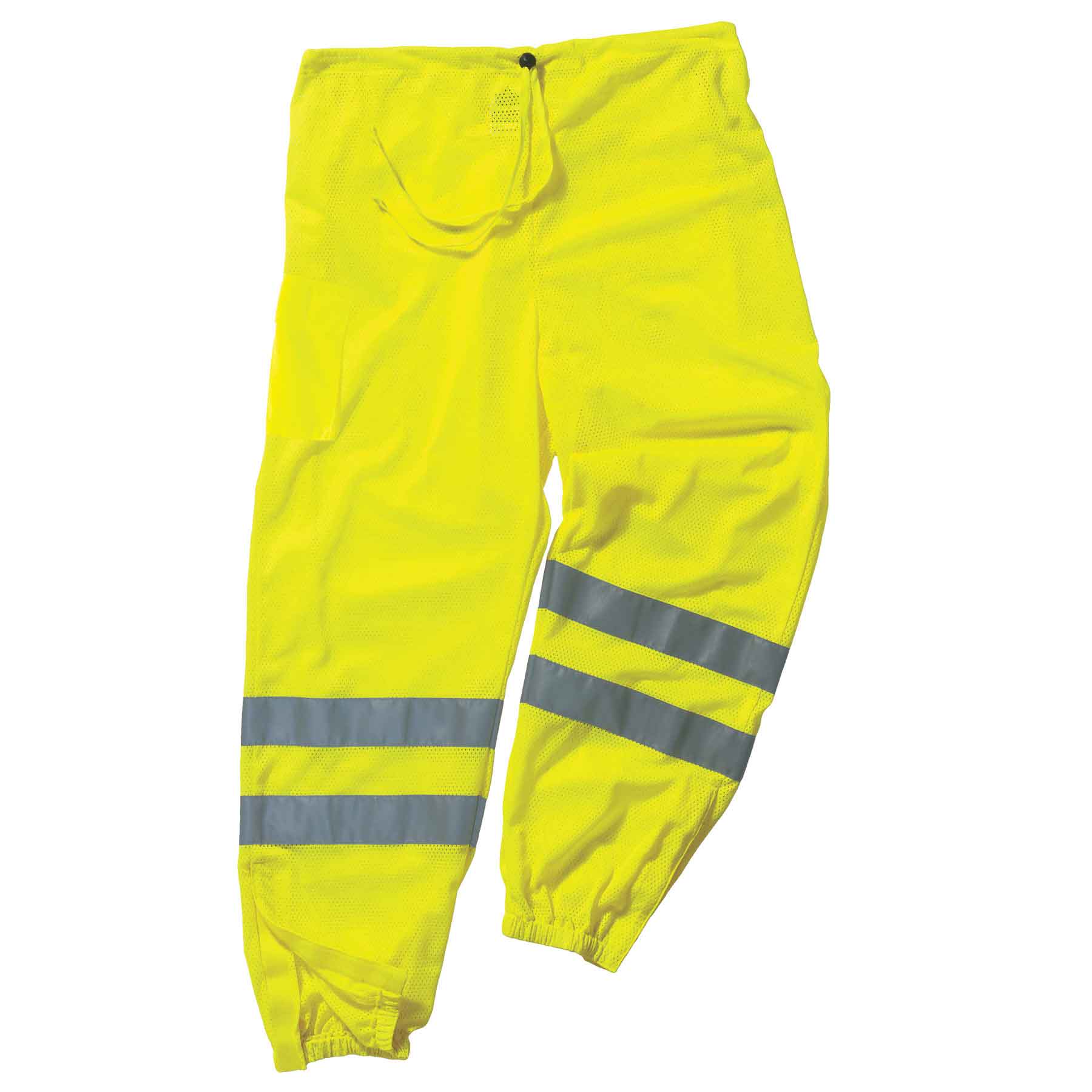 Ergodyne 22955 GloWear 8910 Supplemental Class E Hi-Vis Pants, Large/XL, HV Lime - Moutools