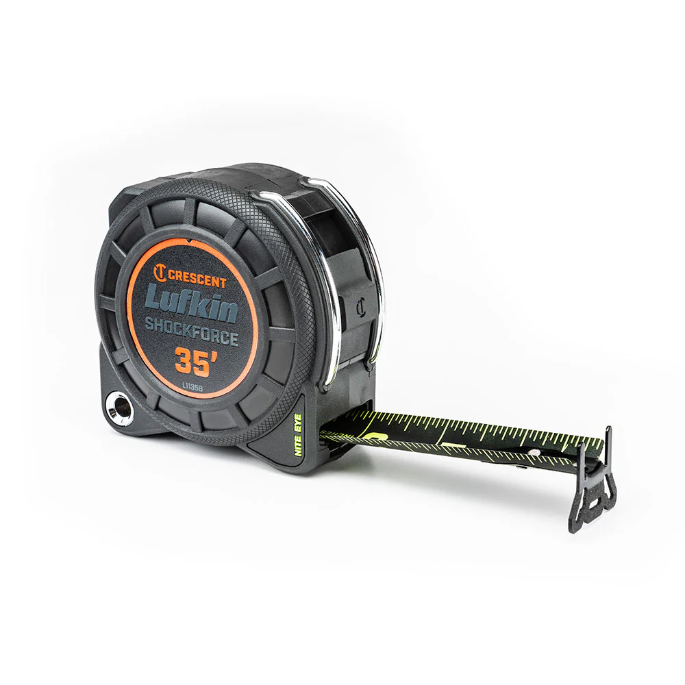 Crescent Lufkin L1135B Shockforce Nite Eye Tape, 35'x1-3/16