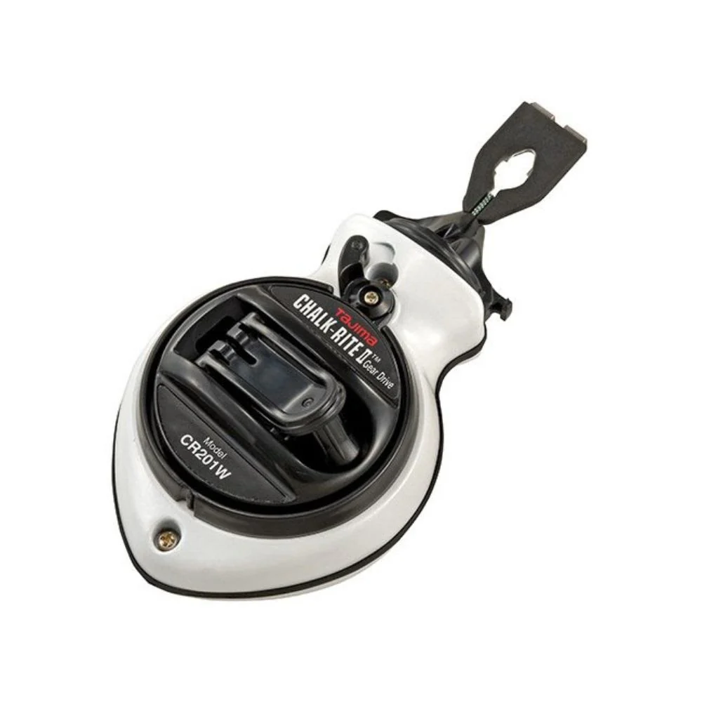 Tajima CR201W-P Chalk-Rite II Extra Bold Snap Line, White - Moutools