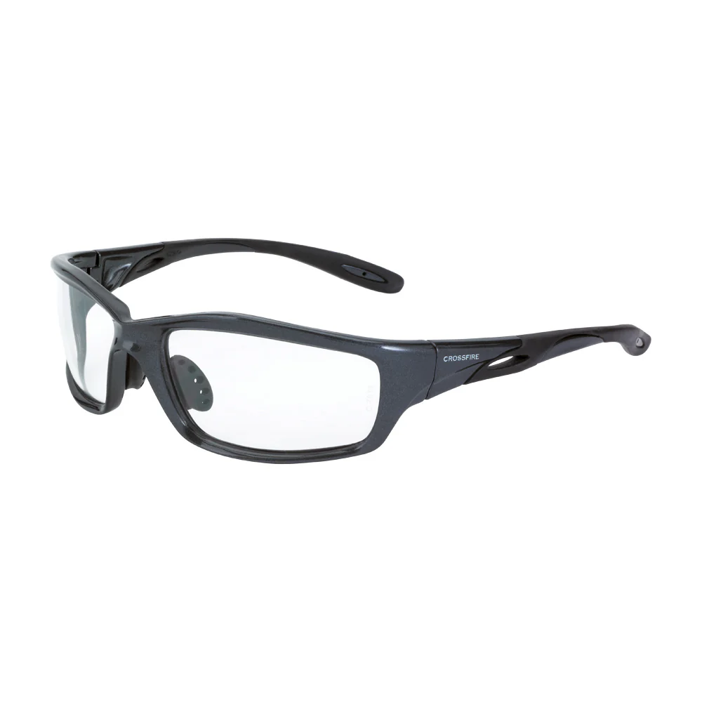 Crossfire Infinity - Clear lens / Shiny pearl gray frame - Moutools