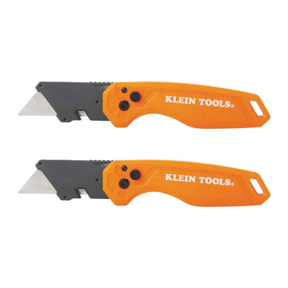 Klein 44313 Folding Utility Knife, 2-Pack - Moutools