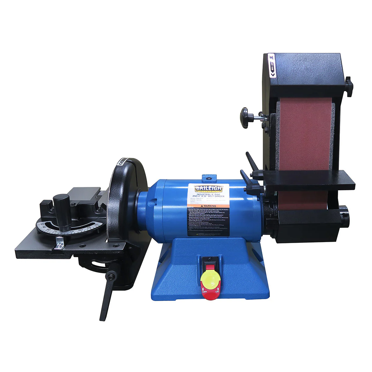 Baileigh Industrial BA9-1227901 Combination Belt and Disk Grinder DBG-9436 - Moutools