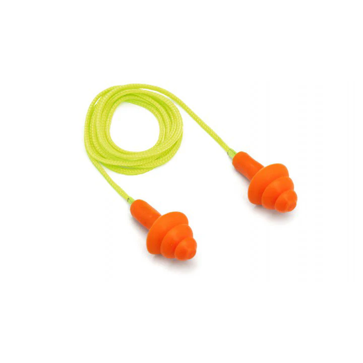 Pyramex RP4000 Reusable Push In Uncorded Earplugs, NRR 25dB, 50 PK - Moutools
