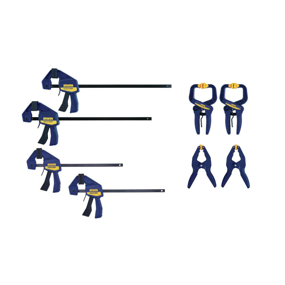 Irwin IRHT83220 QUICK-GRIP Clamp Set, 8 Piece Set - Moutools