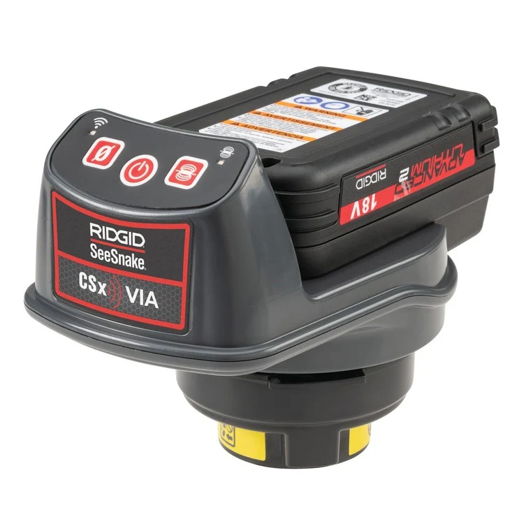 Ridgid 66528 CSx VIA Wi-Fi Control Device Kit with Two (2) Batteries and Charger for SeeSnake Camera Reels - Moutools