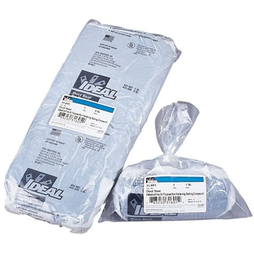 Ideal 31-605 Duct Seal Compound, 5 lbs Dark Gray Putty - Moutools