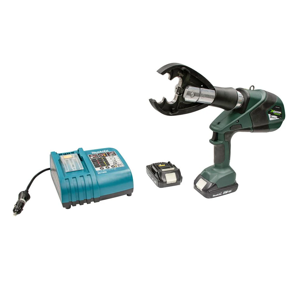 Greenlee EK425PLXDO12 EK425 PLX 6 Ton, D3/O Profile Crimper, 2.0Ah Battery, 12V Charger - Moutools