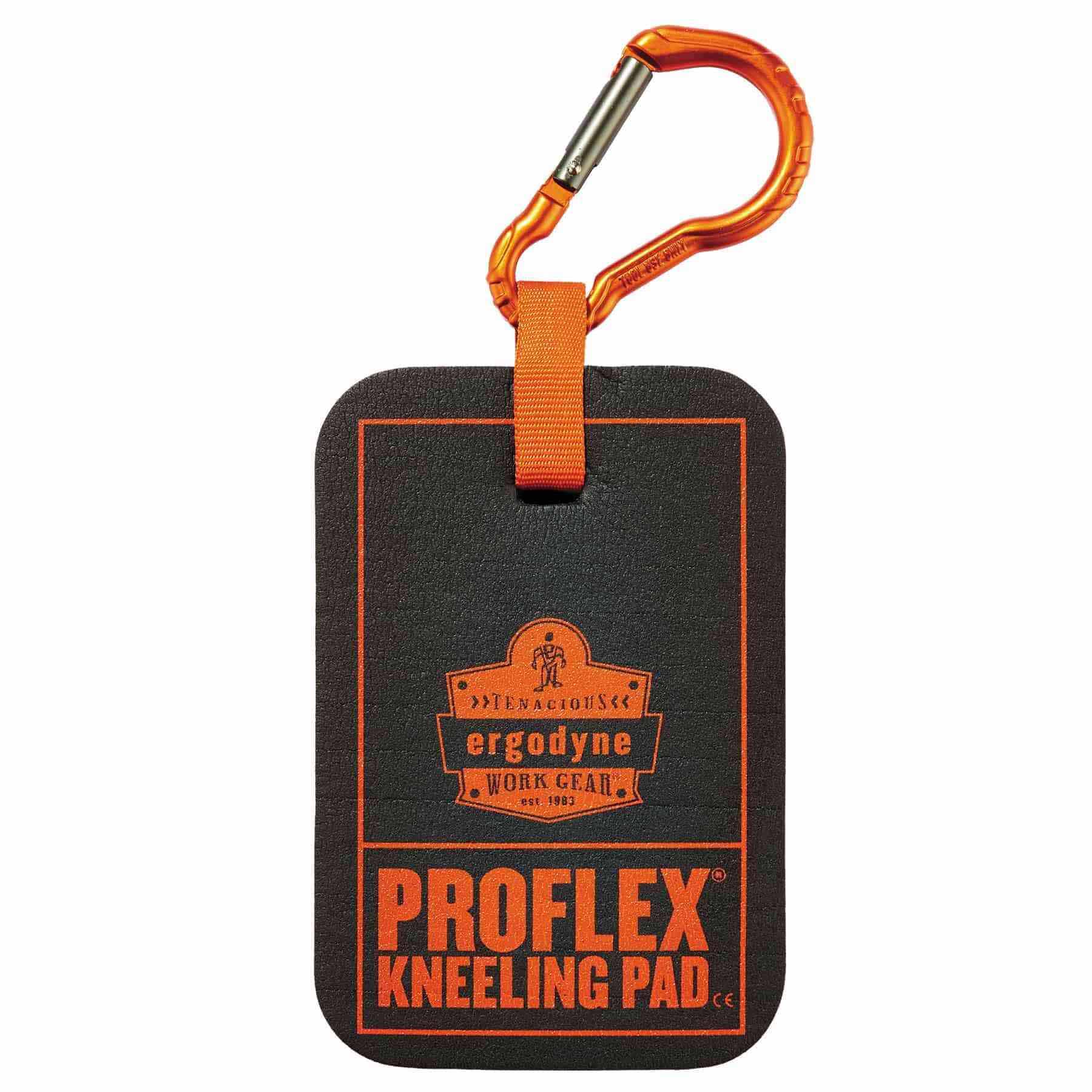 Ergodyne 18565 365 Carabiner Black Mini Foam Kneeling Pad - 1in - Moutools