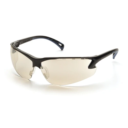 Pyramex SB5780D Venture 3 Eyewear IO Mirror Lens with Black Frame - Moutools