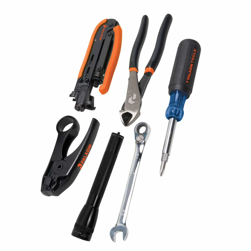 Tempo 46601 Professional Coax Cable Tool Kit - Moutools