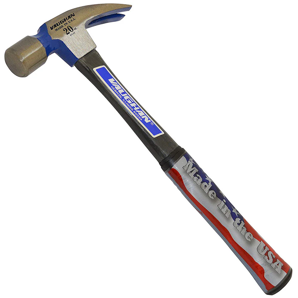 Vaughan FS999 20 Oz. Straight Claw Hammer Fiberglass Hammer - Moutools