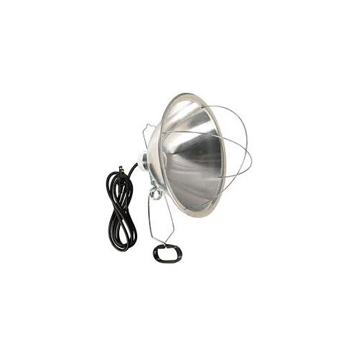 Woods 166 Clamp Lamp with 10 Inch Reflector and Bulb Guard (300 Watt Bulb, 6 Foot Cord) - Moutools