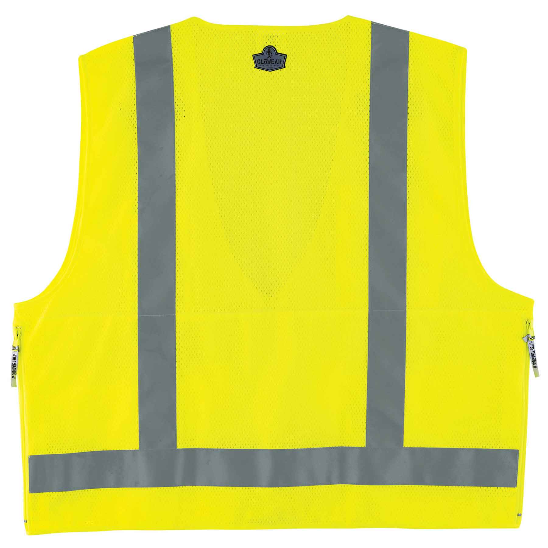 Ergodyne 21427 GloWear 8250Z Type R Class 2 Surveyors Vest, 2XL/3XL, HV Lime - Moutools