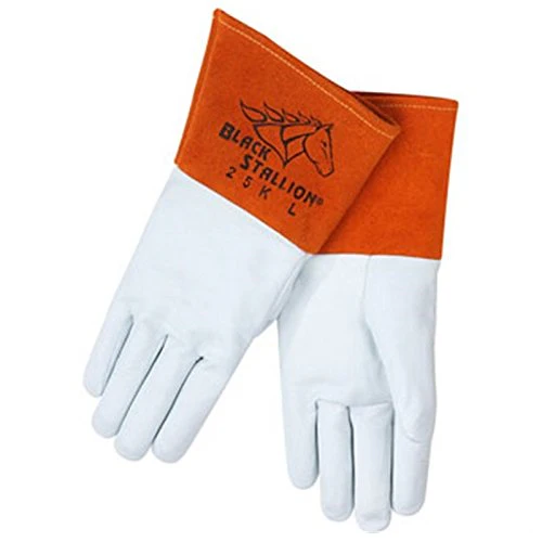 Black Stallion 25K-L Large Premium TIG Welding Gloves - Moutools