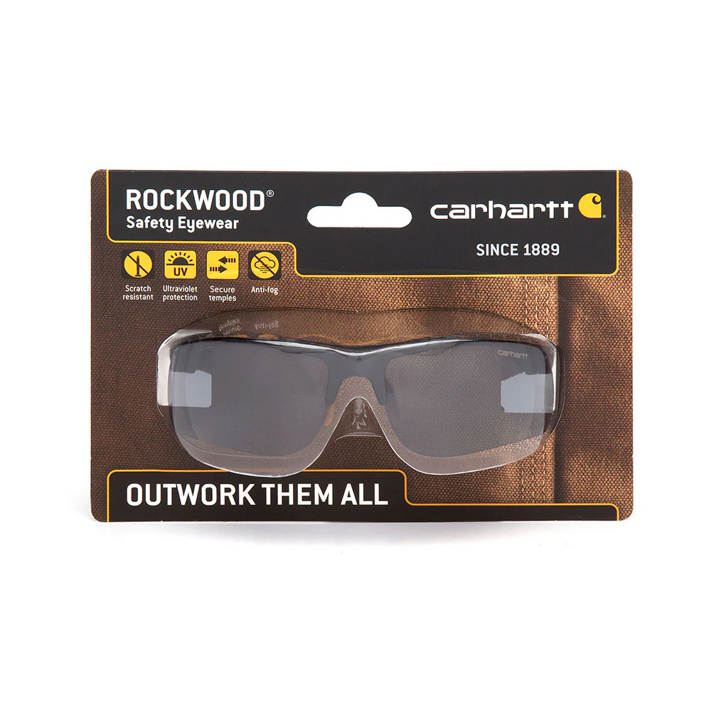 Pyramex CHB720DTCC Rockwood Safety Eyewear Black Frame/Gray Anti-Fog Lens - Moutools