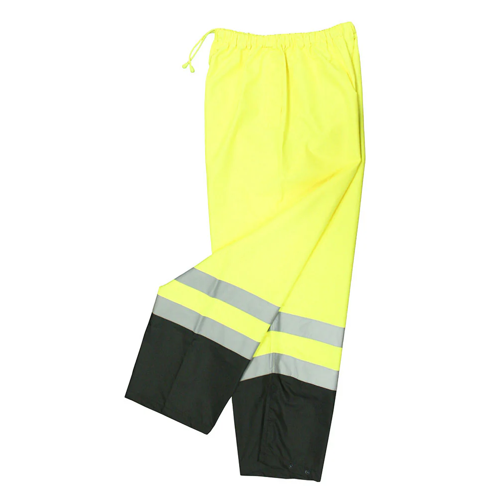 Radians SP41-EPGS-3X4X Class E Sealed Waterproof Safety Pants, Hi Viz Green, 3X-4X - Moutools