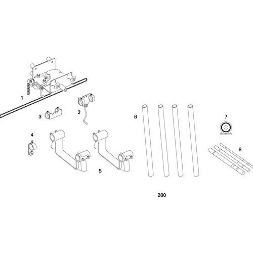 Current Tools 280-2 Hand Crank Unit For 280 Bending Table - Moutools