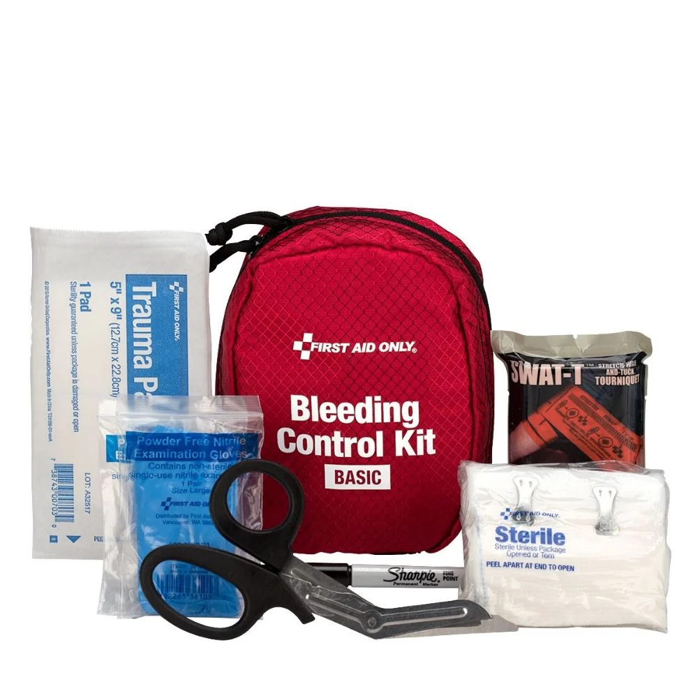 First Aid Only 91061 Bleeding Control Kit - Basic, Fabric Case - Moutools