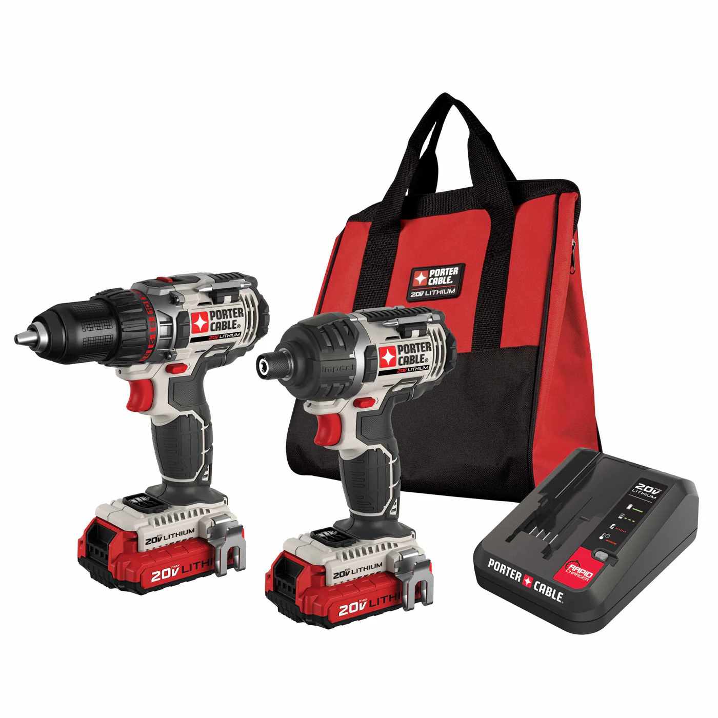 Porter Cable PCCK602L2 20V MAX Lithium 2 Tool Combo Kit - Moutools