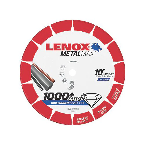 Lenox 1972926 MetalMax Diamond Cutoff Wheel 10
