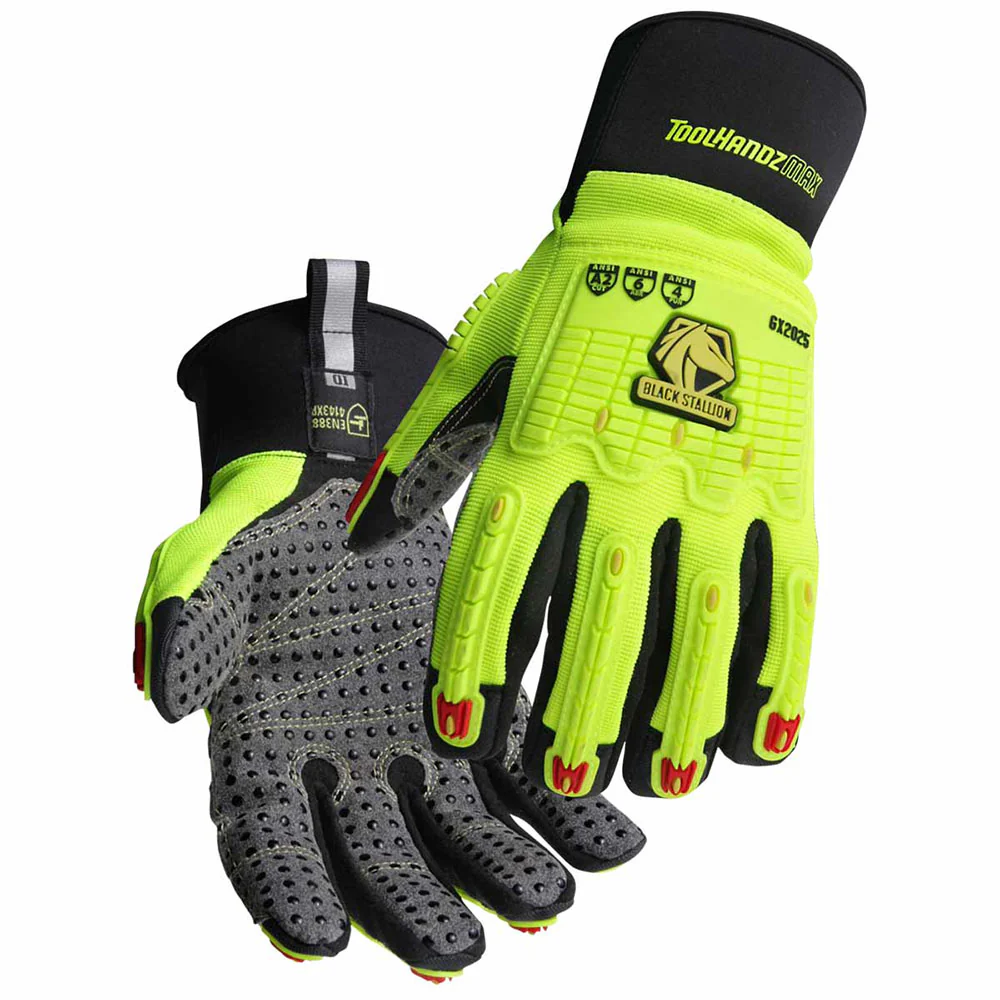 Black Stallion GX2025-YB-XL ToolHandz® MAX High Abrasion-Resistant Mechanics Glove - Extra Large [A2] - Moutools