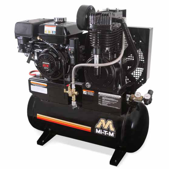 Mi-T-M AM2-SH09-20M 20-Gallon Two Stage Gasoline Air Compressor - Moutools