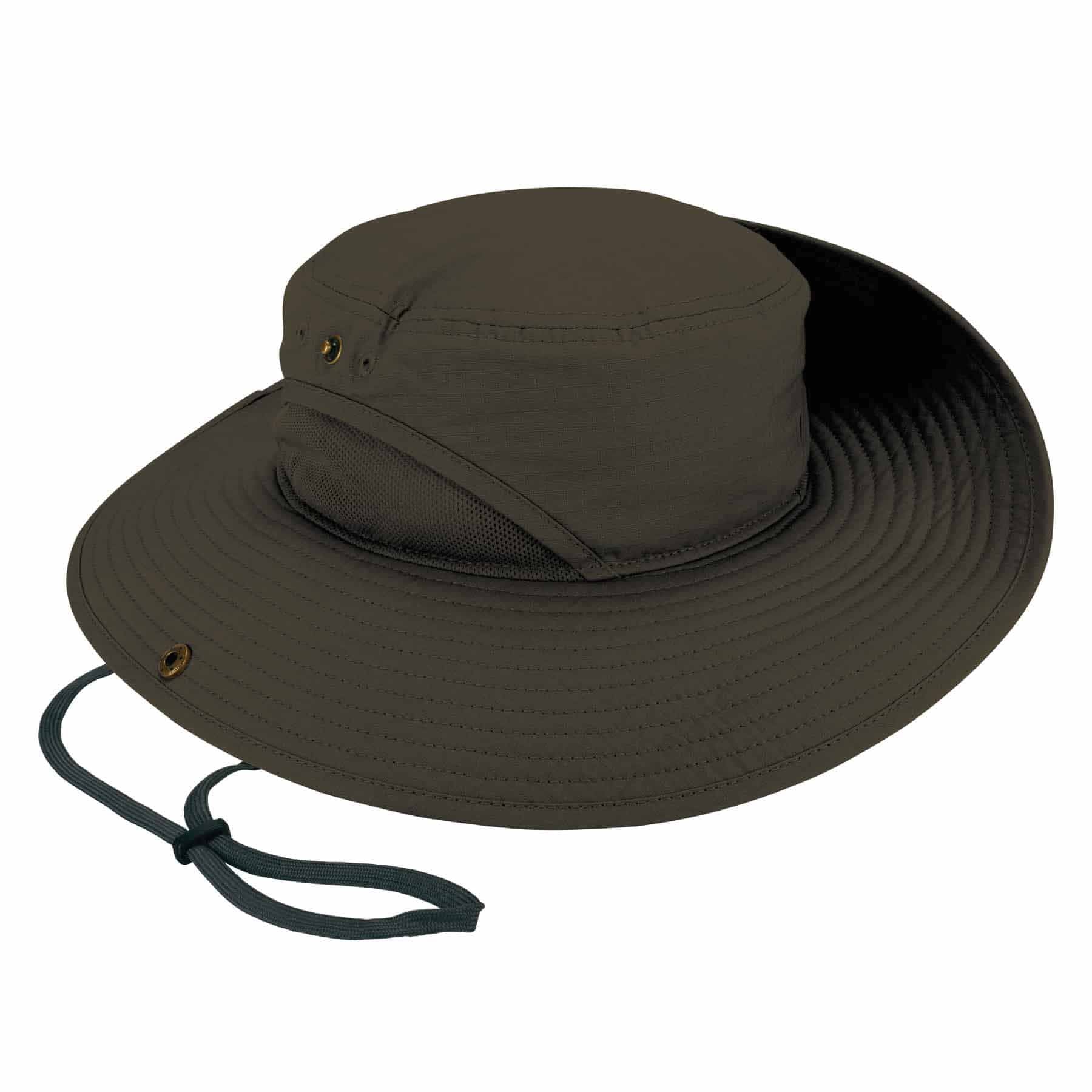 Ergodyne 12602 8936 S/M Olive Lightweight Ranger Hat - Mesh Paneling - Moutools